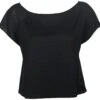 Tee-Shirt Arena W Gym S/S Crop Black -Natation Équipement Magasin 000939 500 w gym ss crop 006 b s