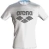 Tee-Shirt Arena M Gym S/S Logo White -Natation Équipement Magasin 000947 101 m gym s s logo 005 f s 0