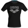 Tee-Shirt Arena M Gym S/S Logo Black -Natation Équipement Magasin 000947 505 m gym s s logo 005 f s 0