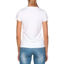 Tee-Shirt Arena Team Manches Courtes Femme White 1225101 -Natation Équipement Magasin 001225 101 w t shirt team 006 b o