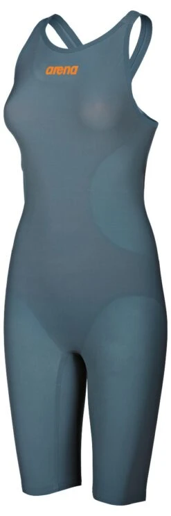 Combinaison De Natation Femme Arena Powerskin R-Evo One Dos Ouvert Grey -Natation Équipement Magasin 001438 141 w pwskin revo one fbslob sl 001 fl s
