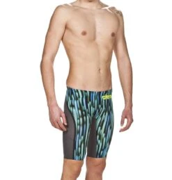 Combinaison De Natation Homme Arena Carbon Ultra Edition 2018 Blue Drops Fluo Yellow