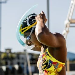 Tuba Frontal Finis STABILITY SNORKEL Yellow -Natation Équipement Magasin 1.05.021 teal usage.main 13