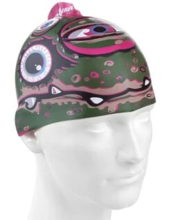 Bonnet Silicone De Natation Madwave Junior Monster