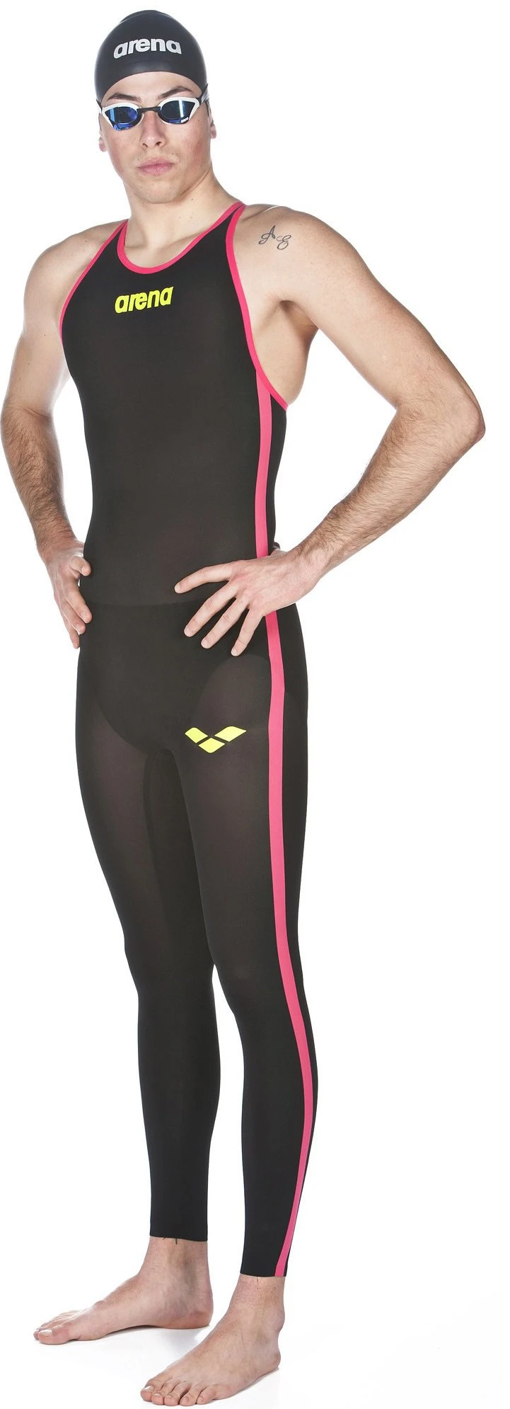 Combinaison De Natation Eau Libre Homme Arena Powerskin R-Evo+ Open Water Dos Fermé Black / Fluo Yellow 4 Combinaison De Natation Eau Libre Homme Arena Powerskin R-Evo+ Open Water Dos Fermé Black / Fluo Yellow – Image 2