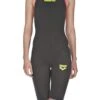 Combinaison De Natation Femme Arena Carbon Flex Vx Dos Ouvert Dark Grey / Fluo Red