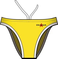 Bas De Maillot De Bain Femme Diana Twin Slip Jaune -Natation Équipement Magasin 3124005806