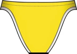 Bas De Maillot De Bain Femme Diana Twin Slip Jaune -Natation Équipement Magasin 3124005806bck