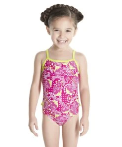 Maillot De Bain Speedo Enfant Fille Starfizz Frill Rose 972B845