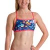 Maillot De Bain De Natation Femme 2 Pièces Speedo Retro Pop 723C863 Bleu -Natation Équipement Magasin 8 11723c863 a