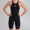 Combinaison De Natation Femme Speedo Lzr Valor Kneeskin Dos Ouvert Black 9780001 -Natation Équipement Magasin 8 119780001a