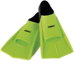 Palmes De Natation Maru Neon Lime Black
