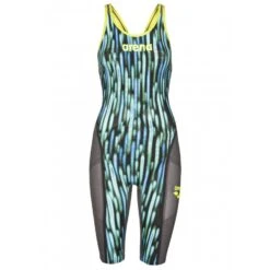 Combinaison De Natation Femme Arena Carbon Ultra Edition 2018 Dos Ouvert Blue Drops Fluo/ Yellow -Natation Équipement Magasin arena