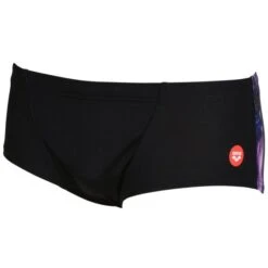 Maillot De Bain Arena Homme Crazy Placement -Natation Équipement Magasin arena crazy placement low waist swim short black multi 005059 1 1120763