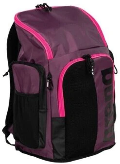 Sac à Dos ARENA SPIKY III BACKPACK 45 Plum Neon Pink -Natation Équipement Magasin arena spiky iii 45l 005569 plum neon pink4