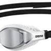 Lunettes De Compétition Natation Arena Air Speed Mirror White-Silver -Natation Équipement Magasin arena airspeed mirror schwimmbrille silver white1920x1920