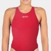 Maillot De Bain Fille Akron Babbitt JR Evo Bicolor Sport Red/Harvard -Natation Équipement Magasin babbitt evo jr red harvard1