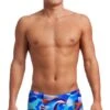Maillot De Bain Funky Trunks Homme Classic - Battle Blue -Natation Équipement Magasin battle blue mens 1
