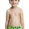 Maillot De Bain Funky Trunks Enfant Garçon Golden Honeycomb Vert -Natation Équipement Magasin fb01t golden honeycomb 00 7