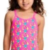 Maillot De Bain Funkita Enfant Fille Cray Cray Rose -Natation Équipement Magasin fg01t cray cray 06