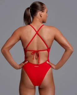 Maillot De Bain Funkita Femme Tie Me Tight - Fire -Natation Équipement Magasin fks001l02598 5