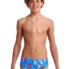 Maillot De Bain Funky Trunks Garçon Flaming Vegas Bleu -Natation Équipement Magasin flaming vegas 5