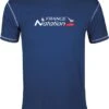 Tee Shirt Natation France Natation Mustang Bleu Marine -Natation Équipement Magasin franat mustang navy