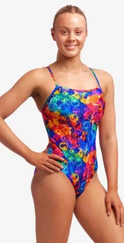 Maillot De Bain Funkita Femme Single Strap - Ocean Galaxy -Natation Équipement Magasin fs15l71552 3