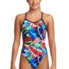Maillot De Bain Funkita Fille Single Strap - Face Palm -Natation Équipement Magasin fs16g face palm 01