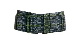 Maillot De Bain Funky Trunks Garçon Departure Board Noir -Natation Équipement Magasin ft32b departure board 0826 0