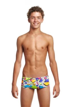 Maillot De Bain Funky Trunks Garçon Classic Trunks - Jumbled Up