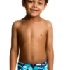 Maillot De Bain Funky Trunks Enfant Garçon Blue Steel Bleu -Natation Équipement Magasin ft32t blue steel 24