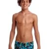 Maillot De Bain Funky Trunks Garçon Sucker Punch Noir -Natation Équipement Magasin fts001b sucker punch 1 1