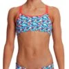 Maillot De Bain Funkita 2 Pièces Fille Swallowed Up Bleu -Natation Équipement Magasin funkita criss cross zweiteiliger bikini m dchen swallowed up1920x1920 1