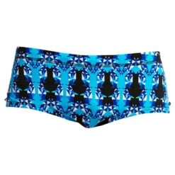 Maillot De Bain Funky Trunks Garçon Dive Master Bleu -Natation Équipement Magasin funky trunks eco plain front 0