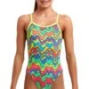 Maillot De Bain Funkita Fille Single Strap Body Contour -Natation Équipement Magasin g body contour1