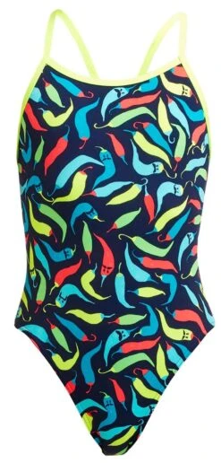 Maillot De Bain Funkita Fille Single Strap Chilli Boss -Natation Équipement Magasin g chilli boss