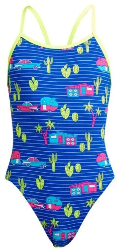 Maillot De Bain Funkita Fille Single Strap Cadi Shack -Natation Équipement Magasin g codi shock