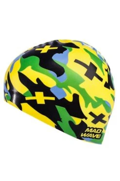 Bonnet Silicone De Natation Madwave CAMOUFLAGE Jaune 7 Bonnet Silicone De Natation Madwave CAMOUFLAGE Jaune -Natation Équipement Magasin mad wave silikon yetiskin yuzucu bonesi m0550 07 0 86w 0936599304204784