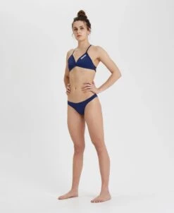 Haut Maillot De Bain Femme Arena Team Uni Bleu Foncé -Natation Équipement Magasin navy entier