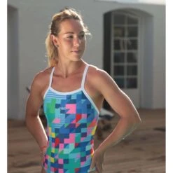 Maillot De Bain De Natation Femme Mako Nereid Pixel -Natation Équipement Magasin nereid pixel4