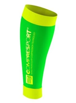 Compression Sportive Compressport Calf R2 V2 Fluo Green