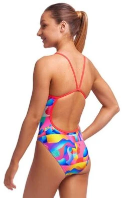 Maillot De Bain Funkita Fille Single Strap - Radar Rage -Natation Équipement Magasin radar rage girls4