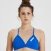 Haut Maillot De Bain Femme Arena Team Uni Bleu Royal -Natation Équipement Magasin royal haut face