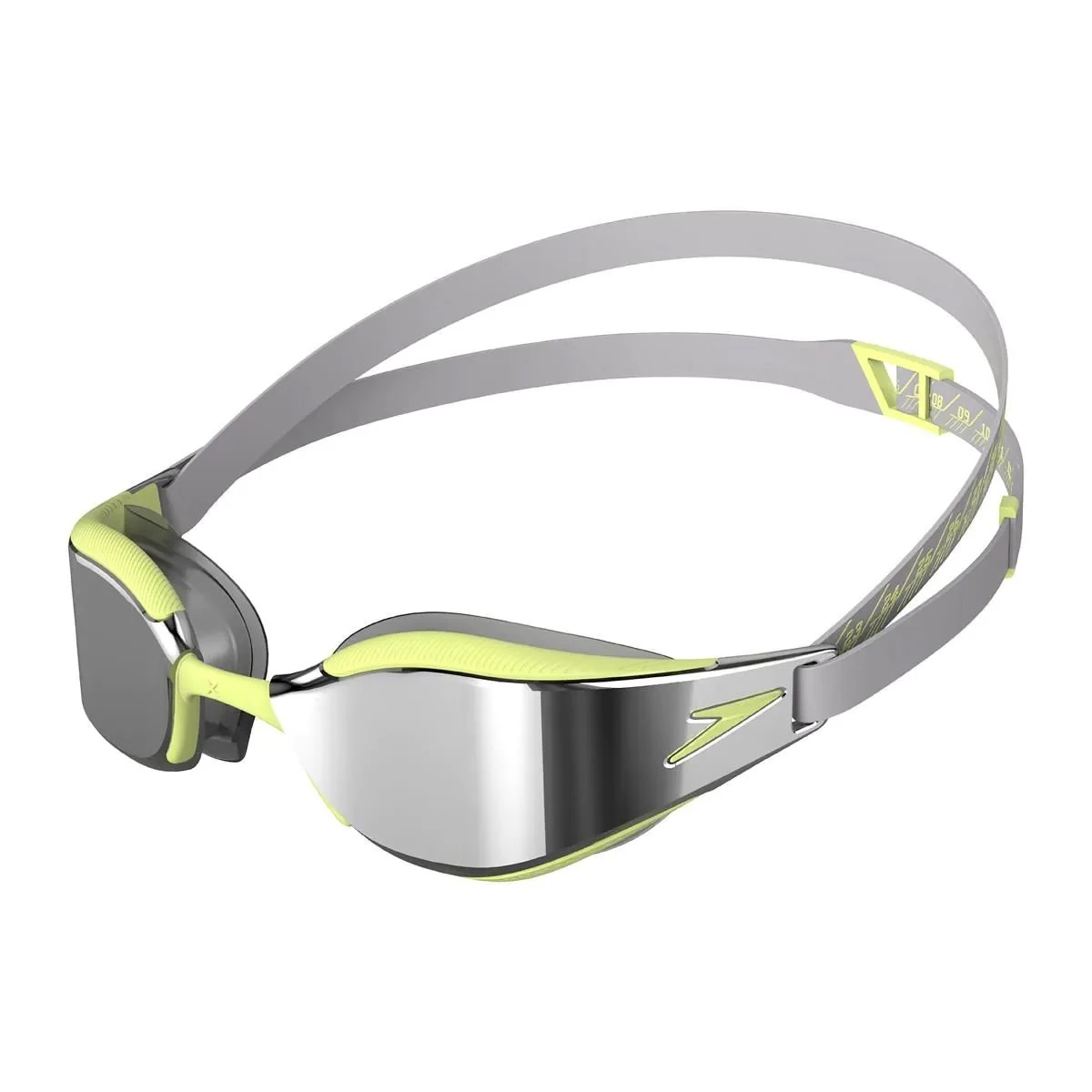 Lunettes De Natation Speedo FS Fastskin Hyper Elite Mirrored Goggles - Shark Grey/ Spritz/ Chrome 3 Lunettes De Natation Speedo FS Fastskin Hyper Elite Mirrored Goggles - Shark Grey/ Spritz/ Chrome