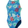 Maillot De Bain 1 Pièce SPEEDO Allover Digital Vback Swimsuit - Retro Floral -Natation Équipement Magasin sp1 3