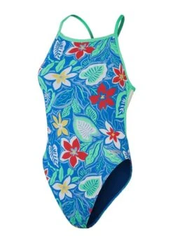 Maillot De Bain 1 Pièce SPEEDO Allover Digital Vback Swimsuit - Retro Floral