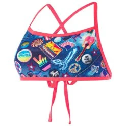 Maillot De Bain De Natation Femme 2 Pièces Speedo Retro Pop 723C863 Bleu 12 Maillot De Bain De Natation Femme 2 Pièces Speedo Retro Pop 723C863 Bleu -Natation Équipement Magasin speedo retro pop cross