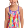 Maillot De Bain Funkita Enfant Fille Splat Stat Rose -Natation Équipement Magasin splat stat 2