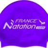 Bonnet Silicone De Natation France Natation Violet -Natation Équipement Magasin violet